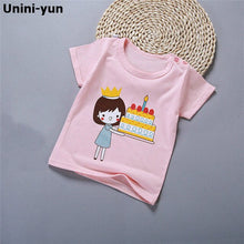 Load image into Gallery viewer, summer kids t shirt