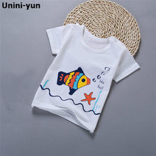Load image into Gallery viewer, summer kids t shirt